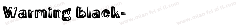 Warming Black字体转换